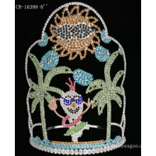 Summer Theme Beach Rhinestone Crown